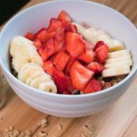 Classic Bowl · Acai, granola, banana and strawberry.