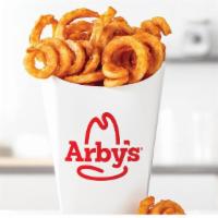 Curly Fries (Large) · Arby's classic curly fries. Visit arbys.com for nutritional and allergen information.