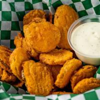 Signature Fried Pickles · Our signature blend of just the right spice and flavor. you won���t even need a dipping sauc...
