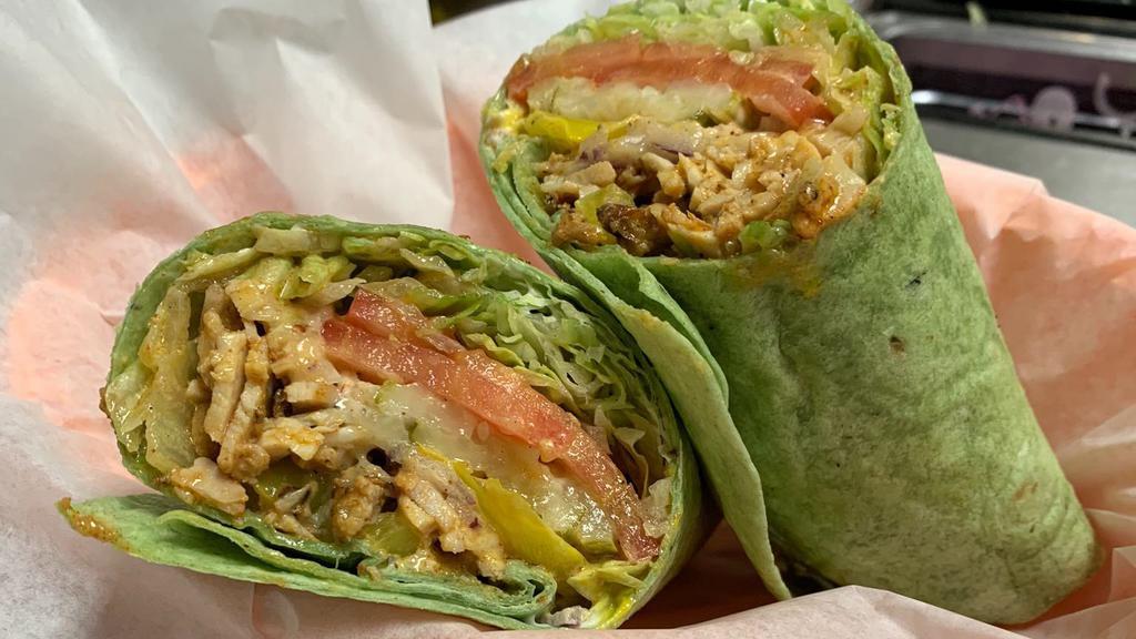 Grilled Chicken Spinach Wrap (Medium Only) · Medium size of deliciousness