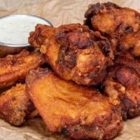 Plain Wings · Classic Bone-In Wings; served with a choice of dipping sauce