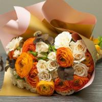 Orange Marshmallow · Flower may vary depending on the season and availability. The core of the bouquet will alway...