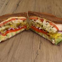 Bocadillo Veggie Sandwich · Our colorfully flavorful veggie sandwich is both tasty and filling! With your choice of brea...