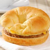 Sausage Egg And Cheese · Delicious sausage, egg, cheese on your choice of bread.