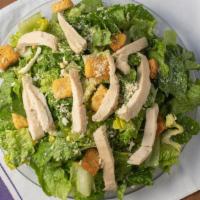 Caesar Salad · Romaine lettuce, croutons, parmesan cheese, hard boil egg, tossed with caesar dressing. Side...