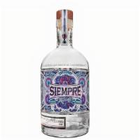 Siempre Silver 750Ml · Award-winning, 100% agave tequila that's handcrafted in small batches. Crystal clear in appe...