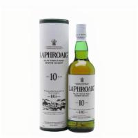 Laphroaig 10 Year · Laphroaig 10yo is a full-bodied, smoky gem, with a residual sweetness and a hint of salt ami...