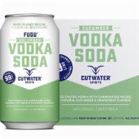 Cutwater Cucumber Vodka Soda 4Pk · California- Cool, fresh, and effervescent, this Cucumber Vodka Soda is a new take on a class...