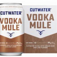 Cutwater Vodka Mule 4Pk · A Mule with a Kick. Ginger, a splash of bitters, and a hint of lime makes for the start of a...