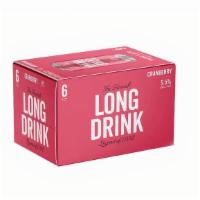 The Long Drink Company Cranberry Cocktail 6Pk 12Oz Cans · Cranberry soda with a premium liquor kick and award winning taste.