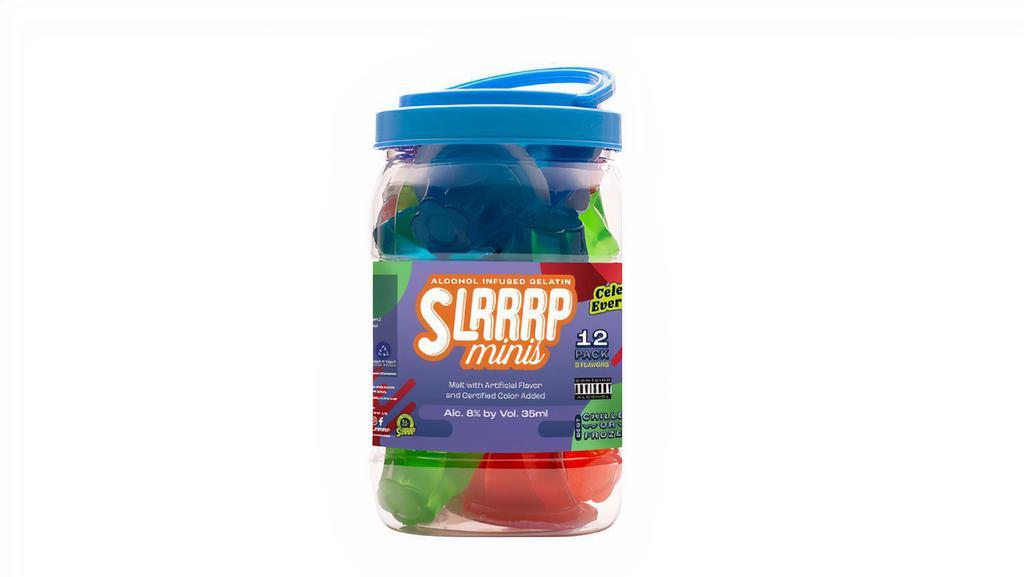 Slrrrp Malt Alcohol Infused 12-Jell-O Shots · SLRRRP Shots are made with premium alcohol and plant-based ingredients. This ensures exceptional quality and deliciously smooth taste in every shot.