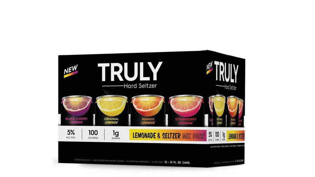 Truly Lemonade Variety Pack · 12 Pack TRULY Hard Seltzer Lemonade Variety Pack, Spiked & Sparkling Water