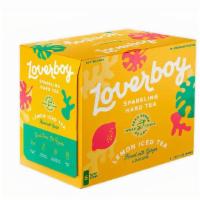 Lover Boy  Lemon Iced Tea 6Pk · Our sparkling hard teas have zero sugar, are monk fruit sweetened, and have only 90 calories.