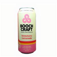 Boochcraft Strawberry Lemonade 16Oz · Organic Hard Kombucha
