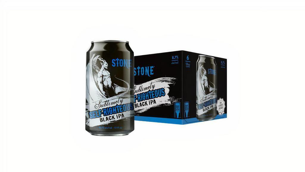 Stone Self-Righteous Black Ipa 6Pk · Black IPA 6 Pack Cans