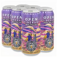Pizza Port Open Itinerary 6Pk · West Coast style IPA. Aromas of mango, lychee and guava lead to flavors of bright citrus and...