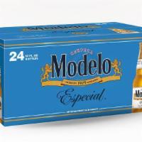 Modelo 24 Pack Bottles · Mexico- American-Style Lager- 4.4% ABV. A rich, full-flavored Pilsner-style lager delivering...