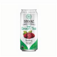 Steaz Green Tea, Raspberry · Steaz Organic Zero Calorie Iced Green Tea, Raspberry, 16 FL OZ