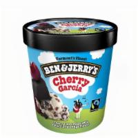 Ben&Jerrys Cherry Garcia · Cherry Ice Cream With Cherries & Fudge Flakes ( One Pint ) 473ML