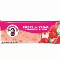 La Michoacana Strawberries & Cream · Experience tradition, our Fresas con Crema paleta is made with strawberry chunks and creamy ...