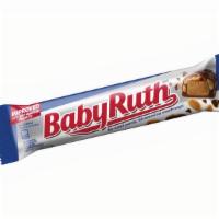 Baby Ruth, Trident · The deliciousness of dry roasted peanuts, rich caramel, and smooth nougat.