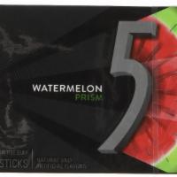5 Gum Watermelon Prism · Sugar Free Watermelon Prism Chewing Gum, 15 Count