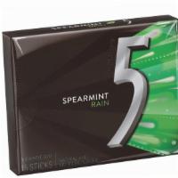 5 Gum, Spearmint Rain · Sugar Free, 15-ct