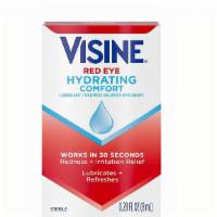 Visine Red Eye Hydrating · Comfort Redness Relief Lubricating Eye Drops, 0.28