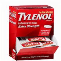 Tylenol Extra Strength  2 Caplets · Acetaminophen Pain Reliever Fever Reducer 500Mg Each