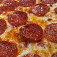 Large Pepperoni Pizza · Mozzarella cheese and pepperoni.