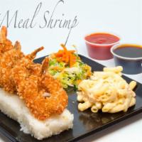 Oatmeal Shrimp · Breaded with oatmeal and panko and deep fried (3pcs)