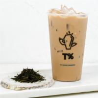 Okinawa Milk Tea · Best seller. Japanese roasted brown sugar w/black tea.