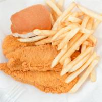 Chicken Combo (3 Pieces)  · Combo come with one small side and small drink.
