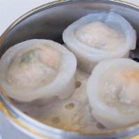 Scallop And Shrimp Dumplings · 3 pieces