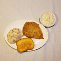 F. Steak (Old-Fashioned ) · (Fresh Chicken Fried Steak) Egg battered beef steak in country gravy, served Salad and Soup