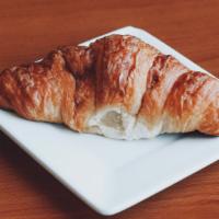 Croissant · Crescent-shaped delicacy.