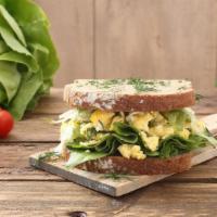 Egg Salad Sandwich · Fresh eggs, mustard, mayonnaise, salt and pepper.