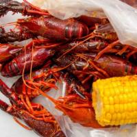 Crawfish - Frozen · Whole, flash-frozen crawfish are available year-round. Choice of sauce available in-bag