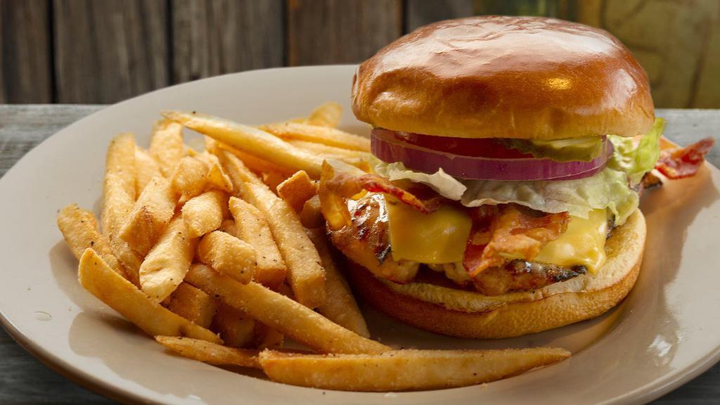 Peppercorn Bacon Chicken · All-natural, grilled chicken breast smothered in our famous Parmesan Peppercorn dressing & topped with American cheese and thick-cut hardwood bacon.