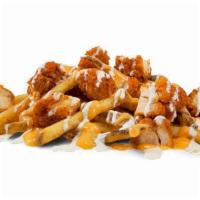 Nashville Hot Fries · hot chicken • jalapeño cheese sauce • house-made ranch