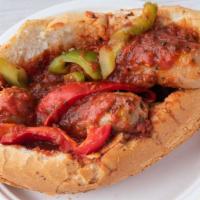 Large Italian Sausage & Pepper Sandwich · 