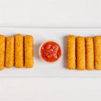 Mozzarella Sticks W/ Marinara Sauce (10 Pcs) · 