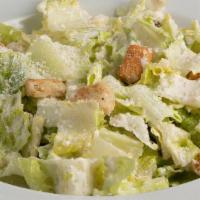 Caesar Salad (Small) · Romaine lettuce, parmesan cheese, croutons and dressing.