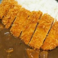 Katsu Curry · Kurobuta pork loin, rice, curry