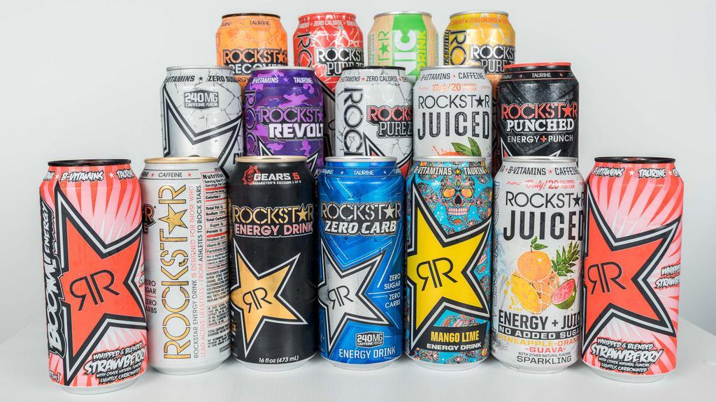 Rockstar  16 Oz 2 Pack Can · Rockstar Energy Drink 16 oz  2 pack can
PURE ZERO