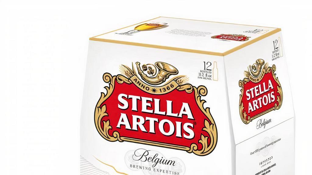 Stella Artois Beer, Lager, Imported - 12 Pack, 11.2 Fl Oz Bottles · Must be 21 to purchase.