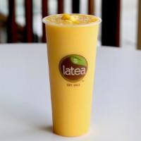 *Mango Smoothie · Real mango fruit blended with mango puree.  NO DAIRY ADDED