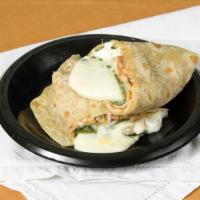 Chile Relleno · Beans, sour cream and cheese.