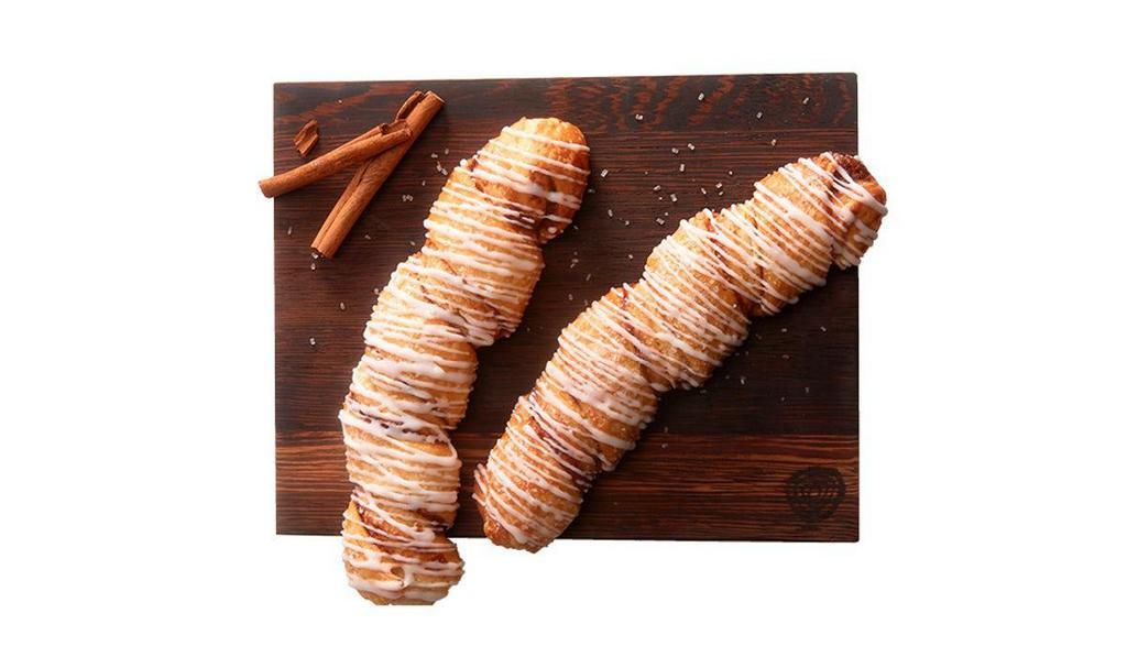 Cinnamon Twists · Our cinnamon twists are simply put delicious.  Sweet, full of cinnamon, drizzled with icing and made fresh every morning.