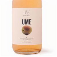 Kimino Sparkling Ume · Hand-picked ume plums in Wakayama and whole-pressed with Hyogo mountain water and organic su...